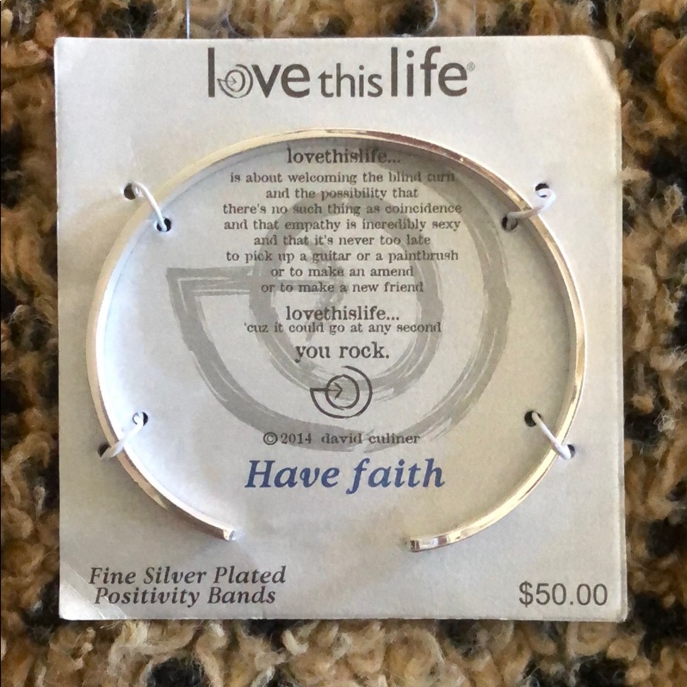 Have Faith Positivity Band / Bracelet lovethislife
